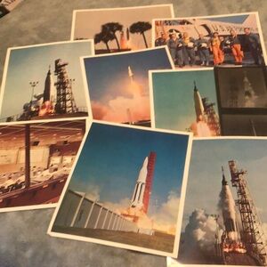 Vintage NASA Space Exploration Photo Set from Kennedy President area
